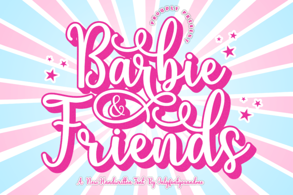 Barbie and Friends: The Handwritten Font for Playful Branding