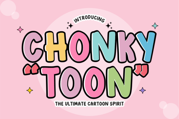 Chonky Toon: The Ultimate Cartoon Spirit Display Font