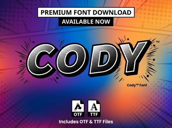 Cody: The Decorative Display Typeface for Bold Creators