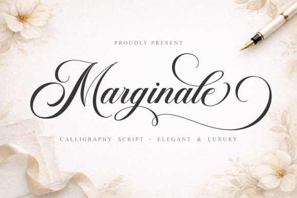 Marginale: A Graceful Calligraphy Script for Timeless Designs