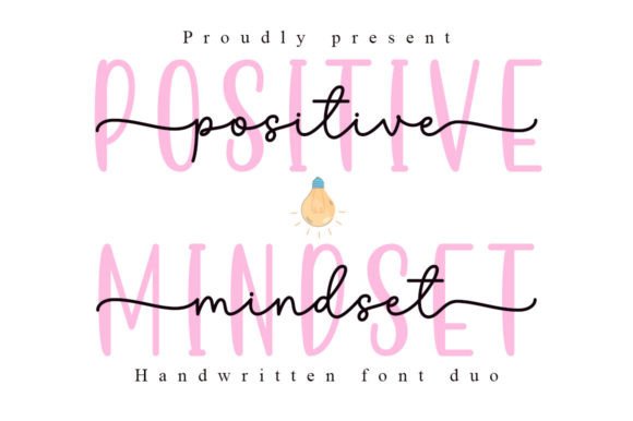 Positive Mindset: A Joyful Font Pair for Creative Projects