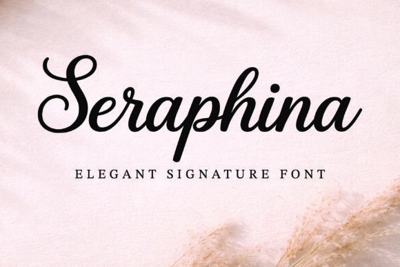 Seraphina: The Signature Script Font That Elevates Your Brand