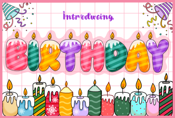 The Birthday Font: A Cheerful Display Typeface for Festive Projects