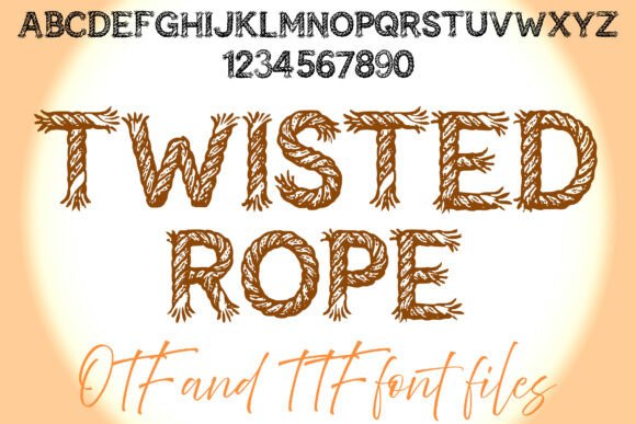 Twisted Rope Font: Capturing Western and Nautical Spirit