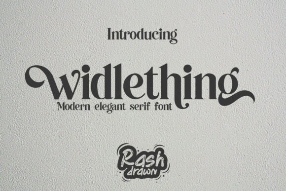 Widlething: Bold Serif Structure Meets Elegant Swashes
