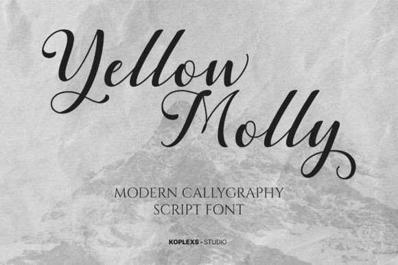 Yellow Molly: A Handwritten Font with a Modern Spark